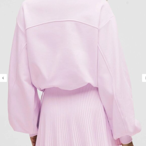 Lululemon Cotton Terry Tennis Half Zip - Picture 3 of 5